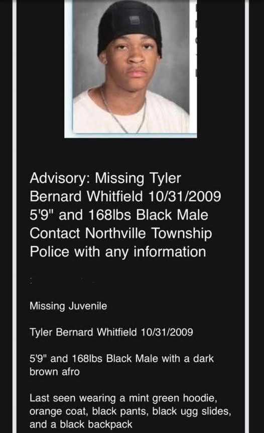 Tyler Whitfield, Missing, Northville Teen: Contact Police with Information