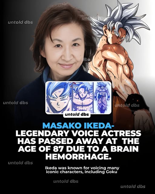 Masako Ikeda, Obituary, Death: Voice Actress And Iconic Dragon Ball franchise, Dies at 87
